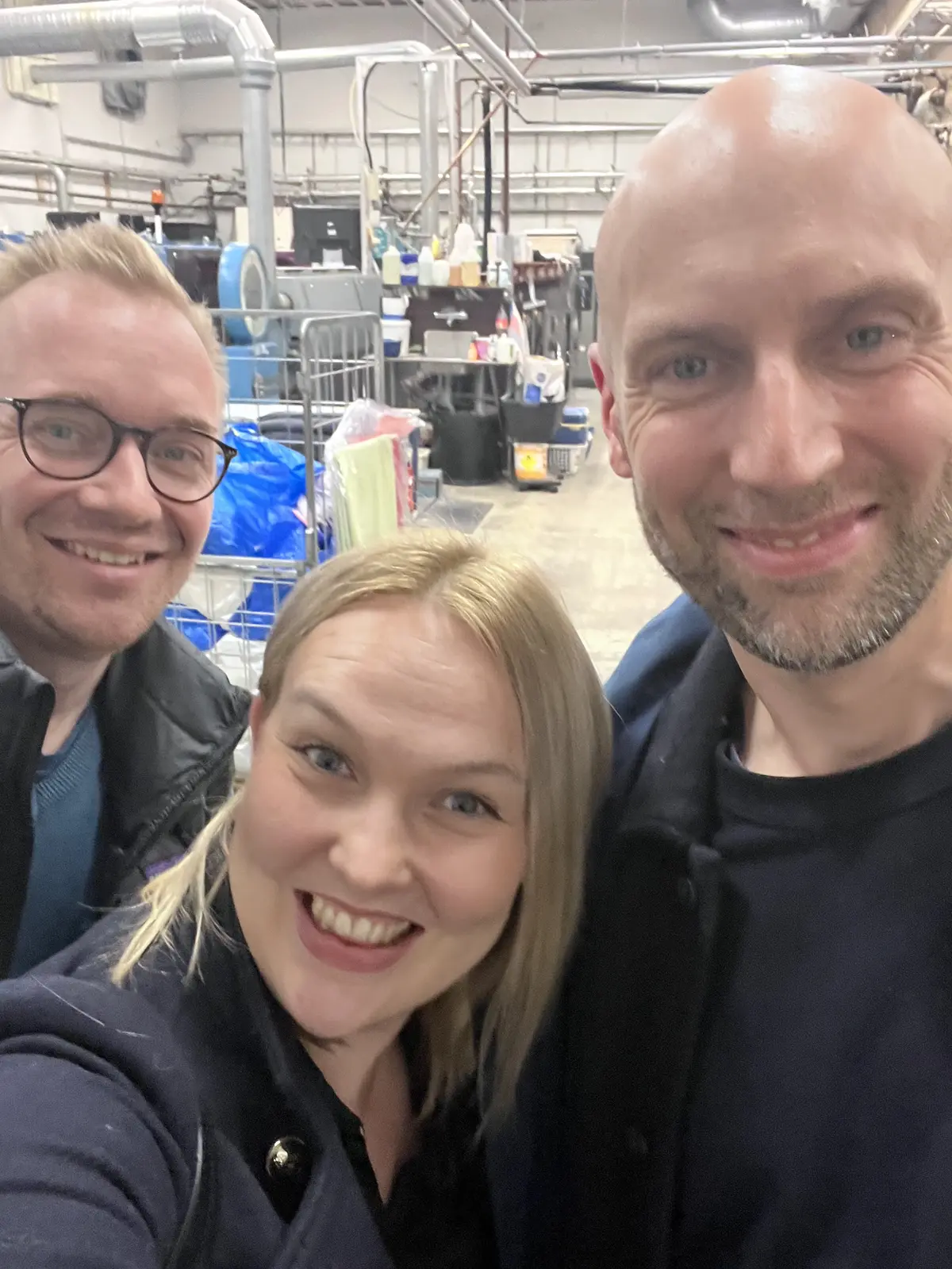 Team at Melers facility